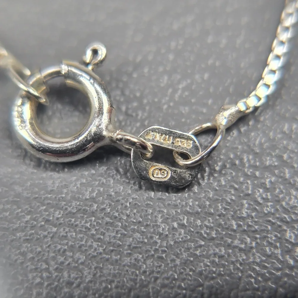 Filigree Sterling Silver Nana Grandmother Heart Pendant Necklace Box Chain 18
